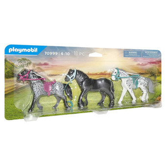 Playmobil®  70999 3koně: Friský, Knabstrupský a Andaluský