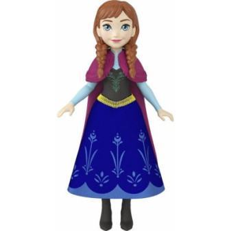 Mattel  Frozen Malá panenka - Anna modré šaty HLW99