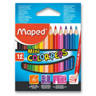Maped Pastelky Maped Color'Peps Mini - 12 barev