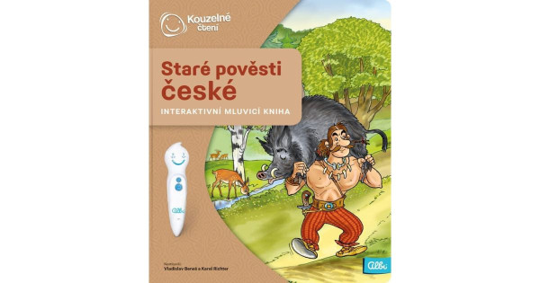 Albi Kouzelné čtení kniha Staré pověsti české interaktivní mluvící kniha