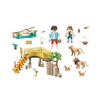 Playmobil® Family Fun 71192 Lvi ve venkovním výběhu