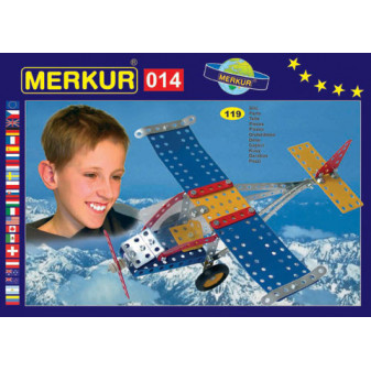 Merkur 014 Letadlo 10 modelů 119ks