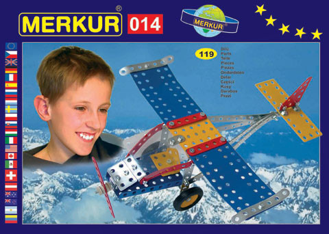 Merkur 014 Letadlo 10 modelů 130ks