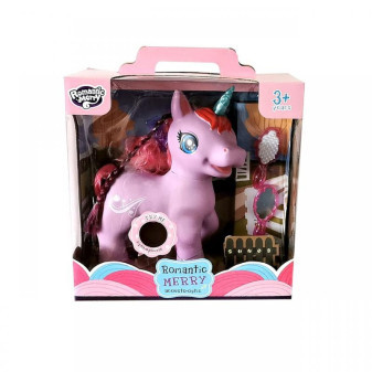 Mac Toys Jednorožec se zvukem, fialový