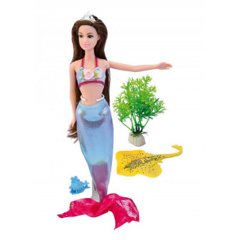 Mac Toys Panenka Emily brunetka-  mořská panna