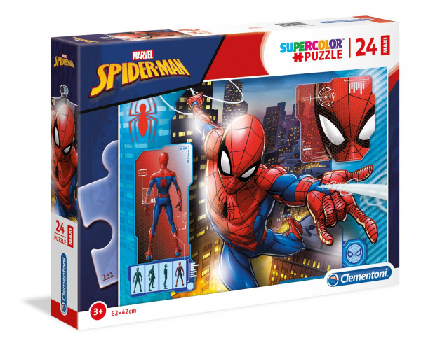 Clementoni 28507 Marvel Spider-Man - 24 pcs - Supercolor Puzzle