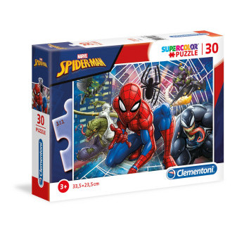 Clementoni 20250 Puzzle Supercolor 30,Spiderman