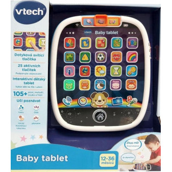 Vtech Baby tablet  pro nejmenší CZ na baterie