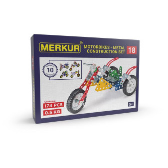 Merkur  018 Motocykly 10 modelů 174ks