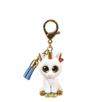 TY  Mini Boos clip PIXY - Bílý jednorožec
