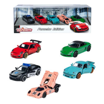Majorette Porsche Dárková sada 5 ks