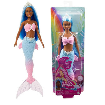 Mattel Barbie BRB Kouzelná mořská víla - modrá HGR12