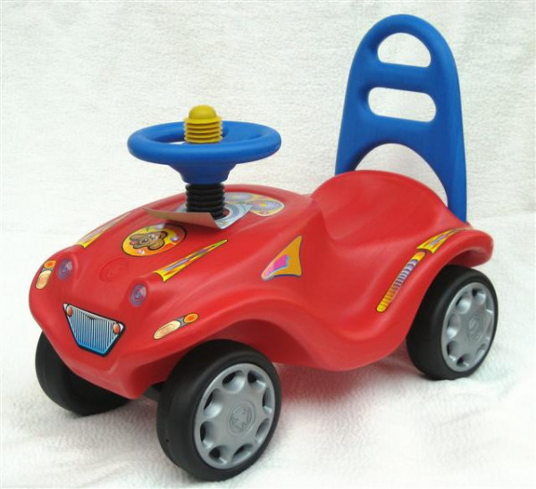 Odrážedlo auto mini mobile s volantem červené