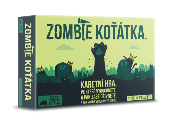 ADC Zombie koťátka karetní hra od tvůrců Výbušná koťátka