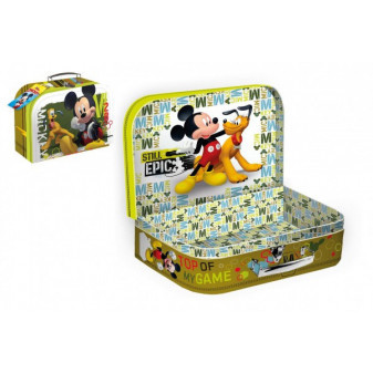 Kufřík/Kufr školní papírový Disney Mickey 25x18x9cm