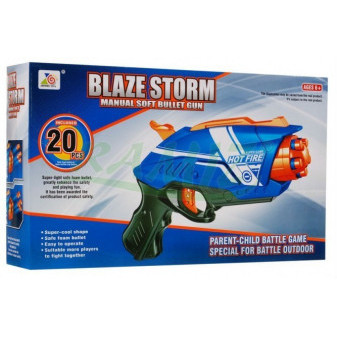Blaze Storm pistole na měkké náboje jako NERF