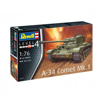 Revell Plastic ModelKit tank 03317 - A-34 Comet Mk.1 (1:76)
