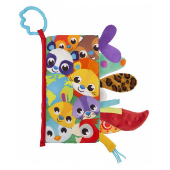 Playgro - Textilní knížka se zvířecími ocásky 0187967