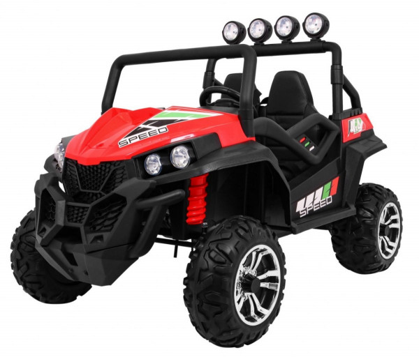 Auto vozítko na baterie Jeep terénní Grand Buggy  4x4  červený