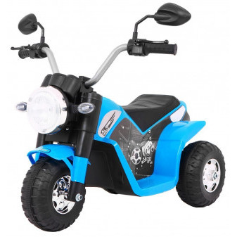 Motorka elektrická modrá Minibike vozítko na baterie