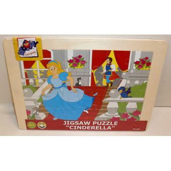 Woody dřevěné puzzle Popelka