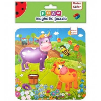 Pěnové magnetické puzzle - kravičky