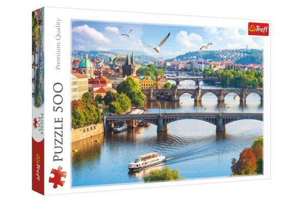 Trefl Puzzle: Pražské mosty, Česká republika 500 dílků
