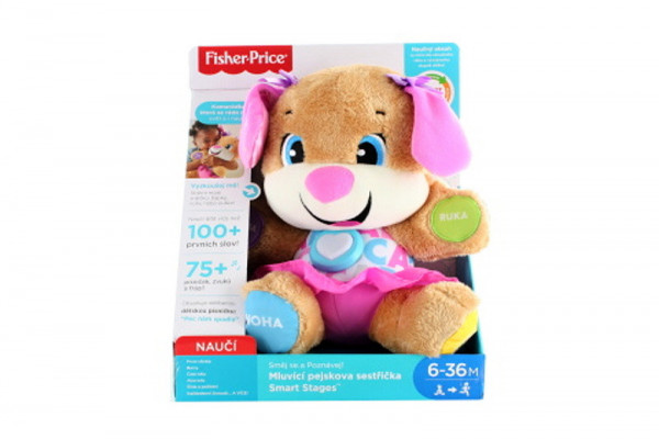 Mattel FP česky mluvící pejskova sestřička Smart Stages Fisher Price FPP64 na baterie