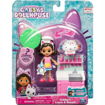 Spin Master GABBY'S DOLLHOUSE Kočičí hrací sady - kuchyň