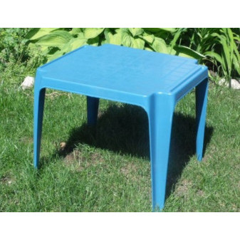 Marian plast stoleček stůl plastový dětský modrý