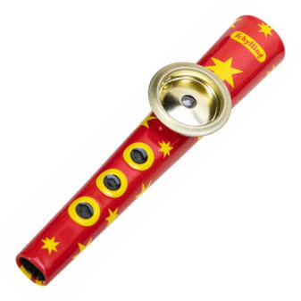 Schylling Klasické kovové Kazoo červená