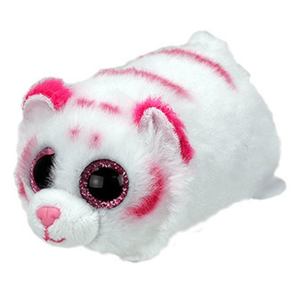 Ty Teeny Tys TABOR - růžovo-bílý tygr, 10 cm