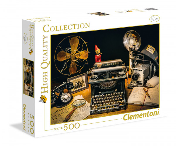 Clementoni 35040 The Typewriter - 500 pcs - High Quality Collection