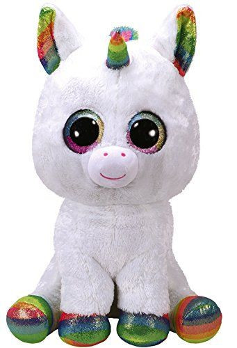 TY Beanie Boos Pixy - bílý jednorožec  42cm