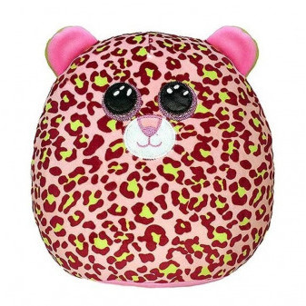 TY Squish Boos Lainey - růžový leopard 22 cm