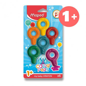 Maped Pastely Maped Color´Peps Baby Crayons - 6 barev