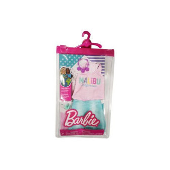 Mattel BRB Barbie Kolekce oblečení - Sukně s tričkem Malibu HBV35